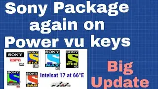 Sony package on power vu key on IntelSat 17 66E