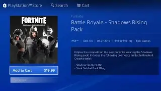 FORTNITE NEW SHADOWS RISING PACK!