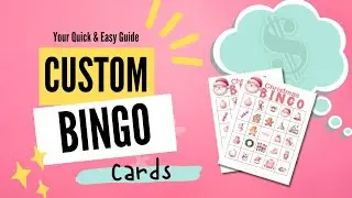 How to Create Your Own Custom Bingo Cards : Easy DIY Party Game