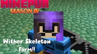 Wither Skeleton Farm !! || Minecraft Hindi Live || Minepur Season 4