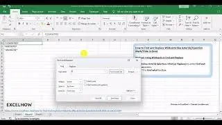 How to Find and Replace Wildcards like AsteriskQuestion MarkTilde in Excel