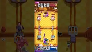 BaD-MaN vs @TOMS #clashroyale #ladderpushing #rushgameplay #lumberjack #balloontricks #supercell#fun