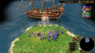Age of Empires 3 Definitive Edition: Abus Guns vs. Battleship