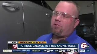 Tire damage from potholes: What to look for