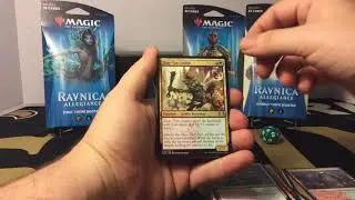 MtG Cracking 2 of 5 Ravinca Allegiance Theme Boosters!