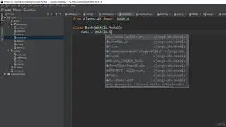 167 Django tutorial 7 Creating Books Table in Django