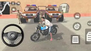 🚨 Franklin going to police station 2️⃣ Fully Modified police car 🚓 Indian Theft Auto Simulator 🎮 