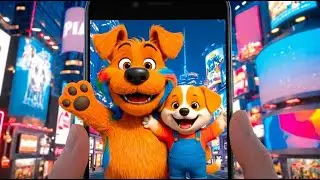Lost in NYC! Popyy & Nala&rsquo;s Pixar Style Adventure | Puppy Dog TV