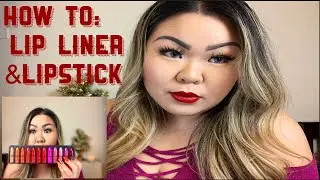 How to get the PERFECT RED LIPS Beginners Lip Liner and Lipstick Tutorial