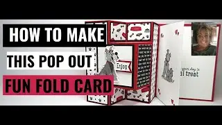 How to make this pop out fun fold card with Stampin' Up! supplies