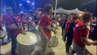 Bateria aplanadora encuentro batuque