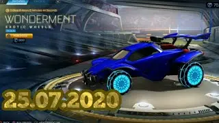 Rocket League Itemshop! SKY BLUE WONDERMENTS! 25.07.2020