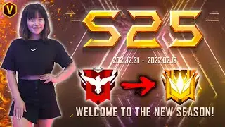Free Fire New Rank Push Season 25 😔 Highlights!