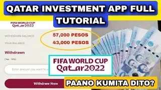 Fifa Qatar App 😃 New Invest Website Site| Full Tutorial How To Earn Money In Qatar App