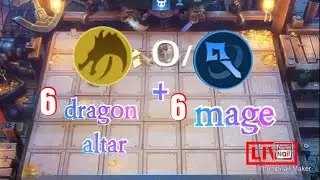 6 dragon altar + 6 mage combo magic chess