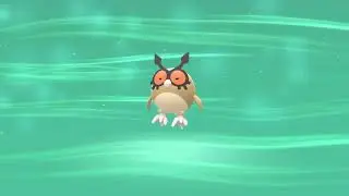 Evolving Hoothoot! #pokemon #shiningpearl