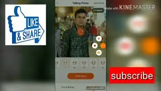 Any picture Talking with you / Talking Photo app for Android / Talking Photos from Meing app usg
