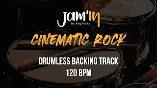 Cinematic Rock Drumless Backing Track 140 BPM