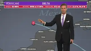 Hurricane Delta update: Storm expected to strengthen on its way to the Gulf Coast