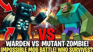 The Mutant ZOMBIES VS WARDEN । Epic Fight 🔥