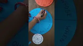 Grammar Wheel making idea for beginners#shorts #craft