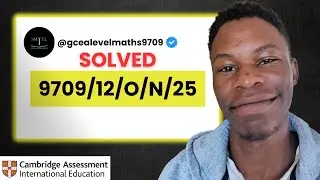 Solved | 9709/12/O/N/25 | Paper 12 October November 2025 |CIE AS Level Maths 9709