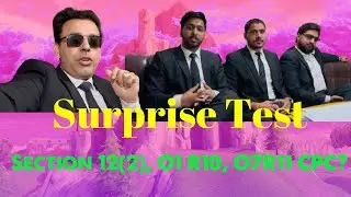 Surprise test of young lawyers or associates