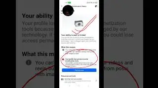 your ability to earn is limited | facebook your ability to earn is limited | content monetization fb
