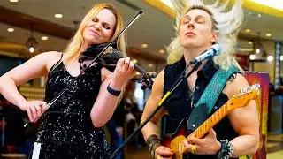 She Asks if I Know Metallica and This Violinist Shocks The Crowd 