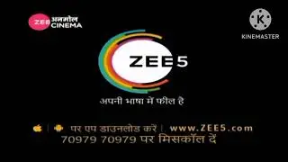 Zee anmol cinema Zee5 logo/ health advisory (india, 202?)