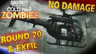 Black Ops Cold War Zombies No Damage To Round 20 & Exfil