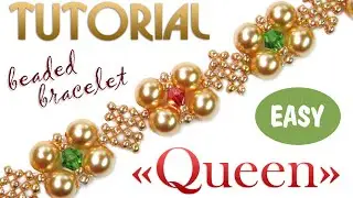 Tutorial: Queen beaded bracelet [EASY]