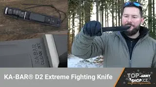 Nůž s pevnou čepelí KA-BAR® D2 Extreme Fighting Utility Knife - Rigad