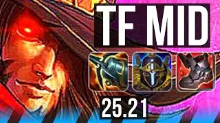 TWISTED FATE vs YASUO (MID) | 700+ games, Dominating | KR Master | 25.21