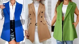 LINDOS BLAZERS SIN MANGA PARA TODA OCASI&Oacute;N EN DIFERENTES COLORES EN TENDENCIA 2022!!!