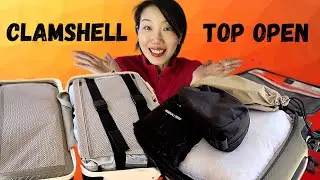 Clam-Shell or Top-Open? Which Carry On is the Right Luggage for You! #carryonluggage #bestcarryon