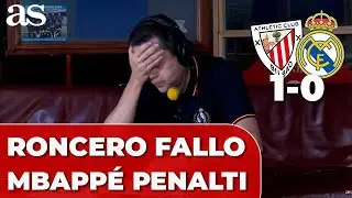 MBAPP&Eacute; FALLA PENALTI otra vez y RONCERO se DESESPERA | ATLETIC 1 - REAL MADRID 0