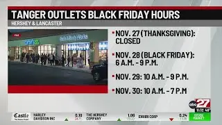 Tanger Outlets announces Black Friday hours