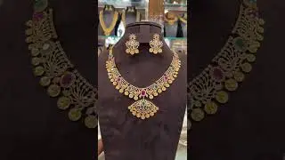 Cost:1800 necklace #kothasaruku #wholesale #wholesalejewellerymarket #latestjewellerycollection