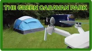 River camping at the Green Caravan and camping site in Bishops Castle Shropshire