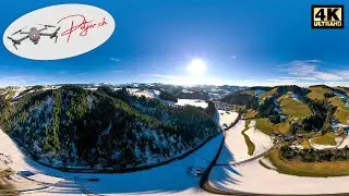 Flug &uuml;ber Trubschachen und Trub - Wundersch&ouml;nes Oberemmental in 4k Switzerland by air