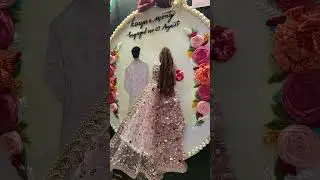 stunning look in the saree wedding hoops perfect couple #shorts2025 #handbroidery #supercouple