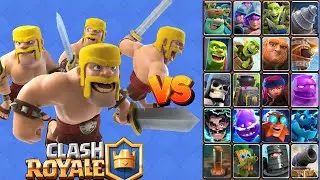 BÁRBAROS vs TODAS LAS CARTAS | Clash Royale - Royal OVS