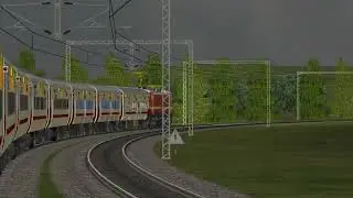 MSTS Open Rails Train Negotiating  Curve