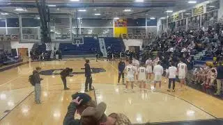 Chelsea High school Basketball game, national anthem, and starting lineup, video ￼￼￼￼￼