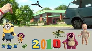 LAS 5 PEL&Iacute;CULAS ANIMADAS M&Aacute;S TAQUILLERAS DEL 2010 | HTTYD, Despicable Me, Shrek 4, etc | 🌈✨🗡️🌑🐲 |