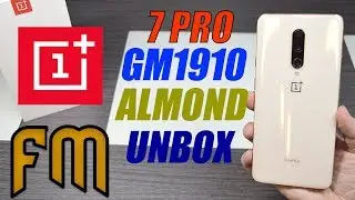 OnePlus 7 Pro Almond Unboxing Espa&ntilde;ol.  Modelo chino GM1910 de Ebay.
