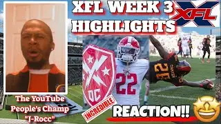 XFL REACTION WEEK 3 - Reaction To Xfl Biggest Hits Of Week 3 | Xfl Reaction 2020