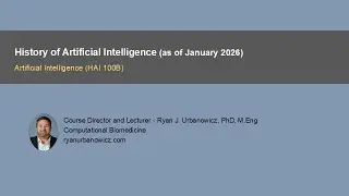 History of Artificial Intelligence