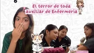 Vlog( PR&Aacute;CTICA DE AUXILIAR DE ENFERMER&Iacute;A CASI MU$40 D$S&AElig;NGRAD)❤️ si duele 😭😭